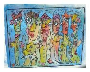 Ballu parrati,aquarelle, 2016