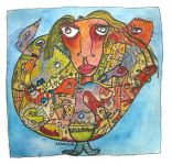 Tournitude, aquarelle , 2016